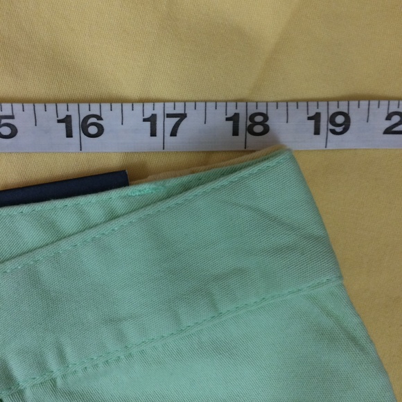 Cherokee Yellow & Mints Cropped Pants Bundle NWT- 2 Pairs size 18 - Picture 6 of 8